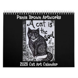 Calendário Trabalhos de arte Pania Brown Calendar 2023