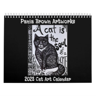 Calendário Trabalhos de arte Pania Brown Calendar 2023