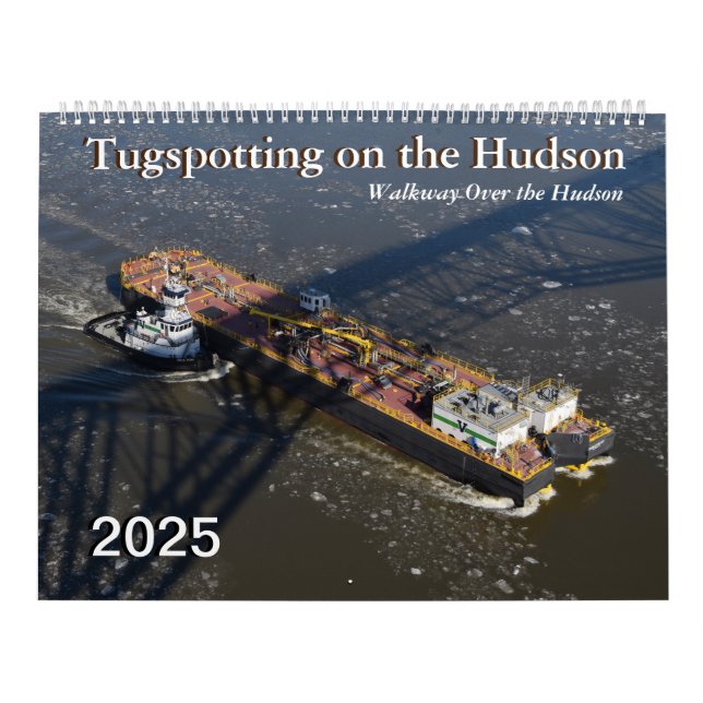 Calendário Traçado 2025 no Caminho do Hudson (Capa)