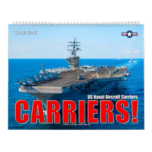 Calendário TRANSPORTADORAS! - Transportadoras Navais dos EUA