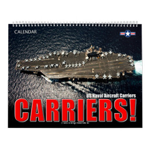 Calendário TRANSPORTADORAS! - Transportadoras Navais dos EUA