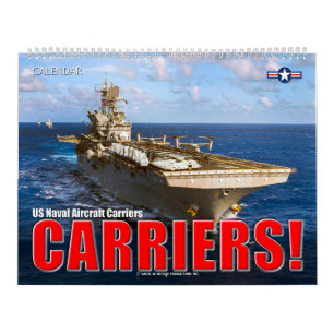 Calendário TRANSPORTADORAS! - Transportadoras Navais dos EUA