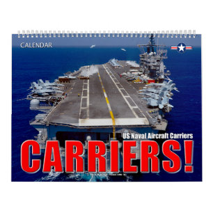 Calendário TRANSPORTADORAS! - Transportadoras Navais dos EUA