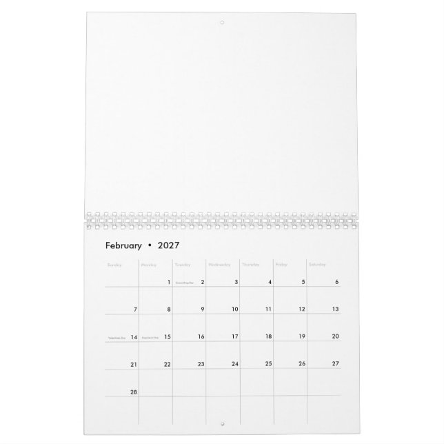 Calendário Treck Trat Pumpkin sorrindo (Fev 2027)