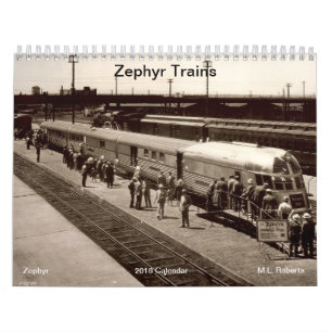 Calendário Trens de Zephry