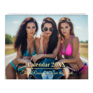 Calendário Três razões para amar a corrida - Meninas Bikini