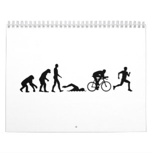 Calendário Triathlon da evolução
