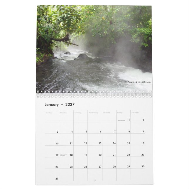Calendário tropical 2010 - 2011 de Costa Rica (Jan 2027)