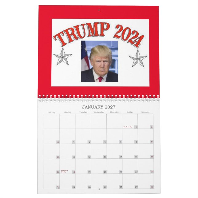 Calendário TRUMP para 2023 (Jan 2027)