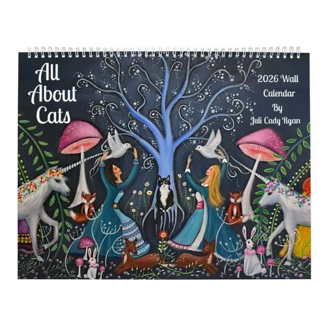Calendário Tudo Sobre Os Gatos De 2025 (Capa)