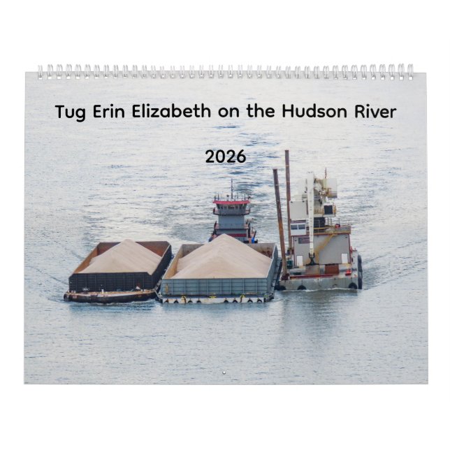 Calendário Tug Erin Elizabeth 2026 Calendar (Capa)