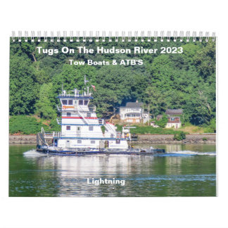 Calendário Tugs No Rio Hudson, 2023 Towboat & ATB'S