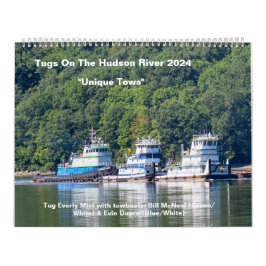 Calendário Tugs No Rio Hudson Com Cidades Únicas 2024
