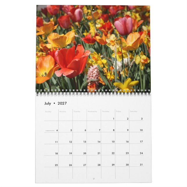 Calendário Tulipas e moinhos de vento (Jul 2027)