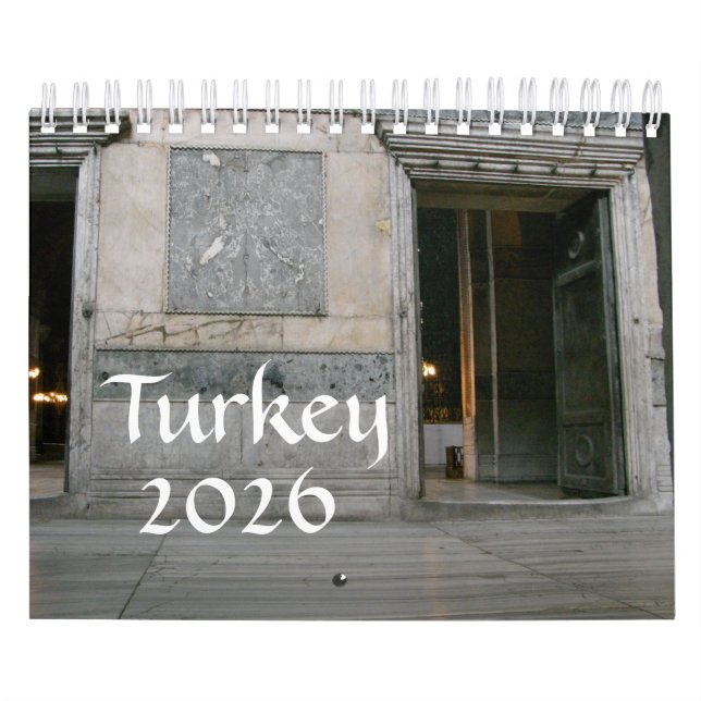 Calendário Turkey Calendar 2026 (Capa)
