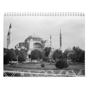 Calendário Turquia Vintage Istambul 1970