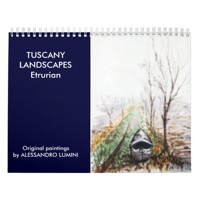 Calendário TUSCANY LANDSCAPES Etrurian 2016 (Capa)