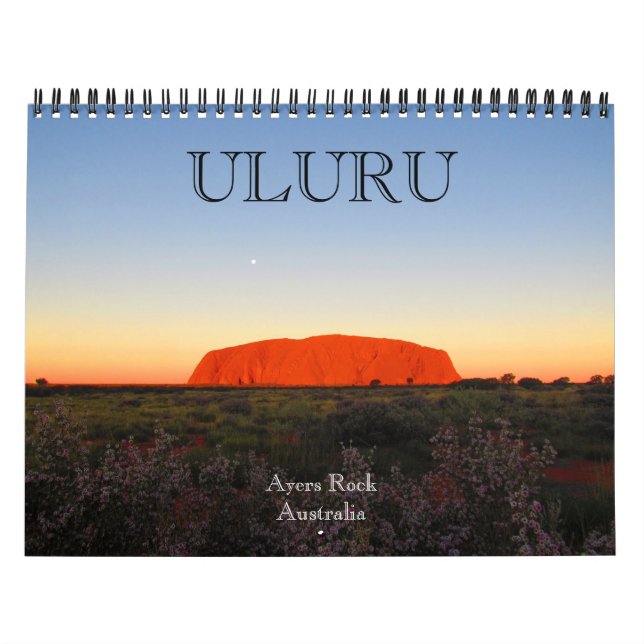 Calendário uluru austrália 2026 (Capa)
