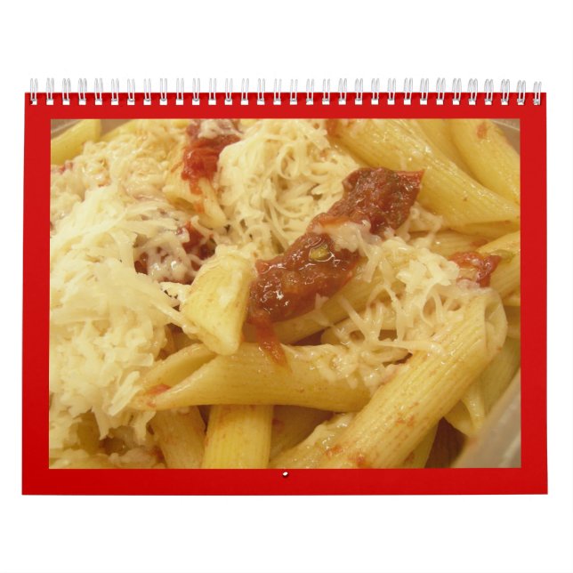 Calendário Um ano de comida (edição dos EUA) (Capa)