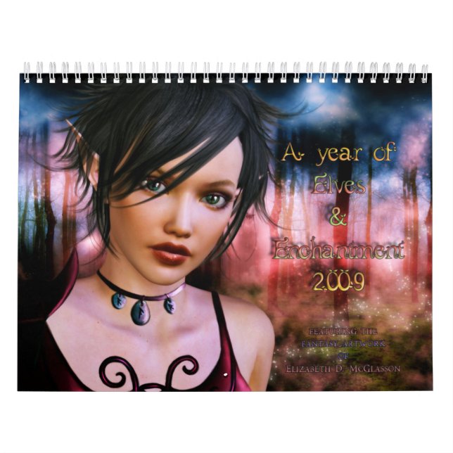 Calendário Um ano de duendes e de encantamento (Capa)