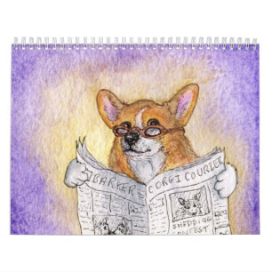 Calendário Um ano do Corgi por Susan Alison