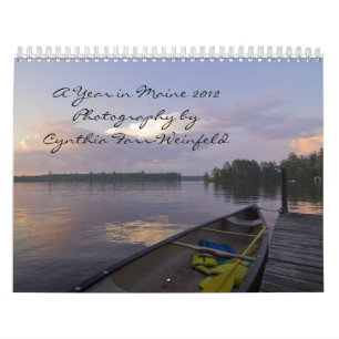 Calendário Um ano em Maine 2012