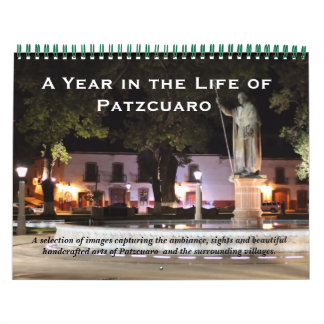 Calendário Um ano em Patzcuaro, México