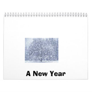 Calendário Um ano novo