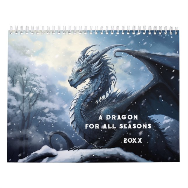 Calendário Um Dragão Para Todas As Estações (Capa)