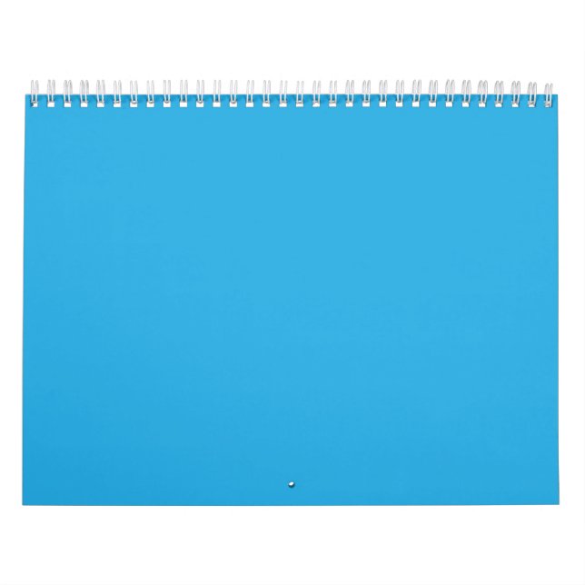 Calendário um fundo azul com um (Capa)