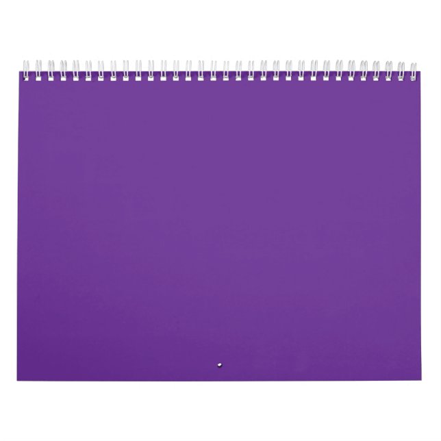 Calendário um fundo roxo com um (Capa)
