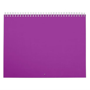 Calendário Um fundo roxo profundo acentuado por um branco bri