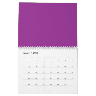 Calendário Um plano de fundo gradiente misturando tons de ros
