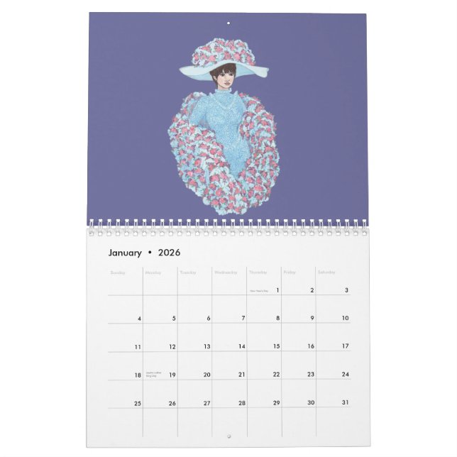 Calendário Um pouco disto e um pouco disso (Jan 2026)