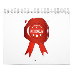 Calendário Um Produto Da Carolina Do Norte