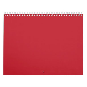 Calendário Um quadrado vermelho delimitado por uma fina borda