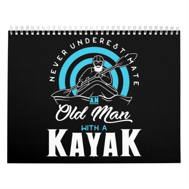 Calendário Um Velho com um Kayak (Capa)