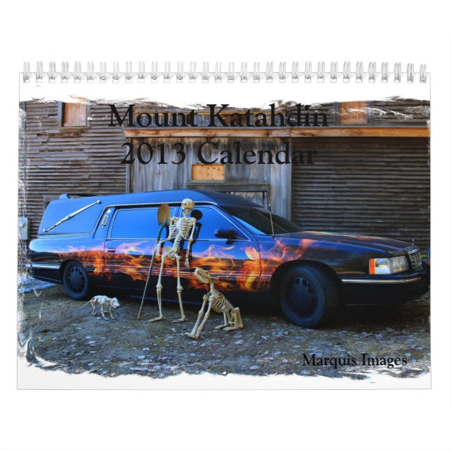 Calendário Uma carona para morrer (Capa)