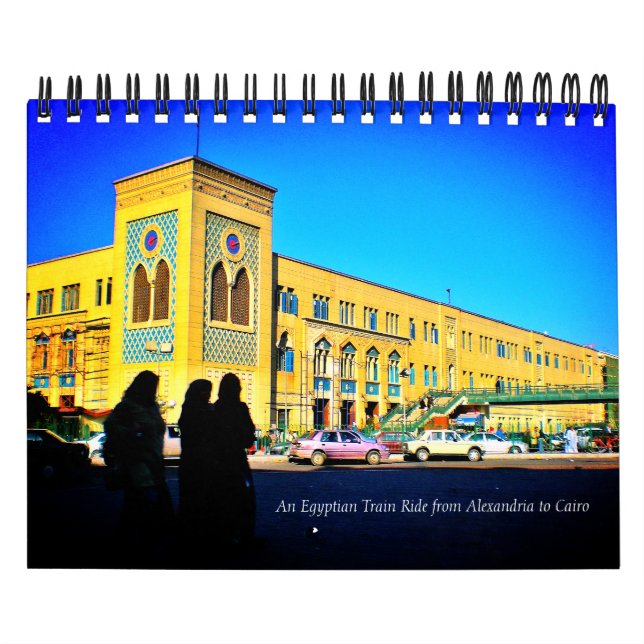 Calendário Uma estrada de trem egípcia de Alexandria ao Cairo (Capa)