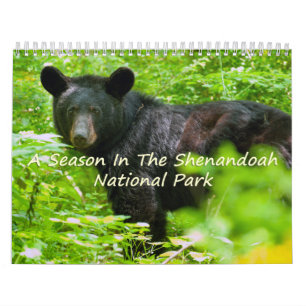 Calendário Uma Temporada Em Shenandoah Nat. Versão do Park V