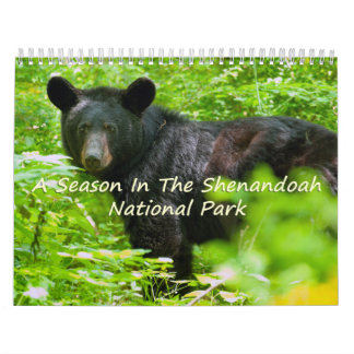 Calendário Uma Temporada No Parque Nacional Shenandoah
