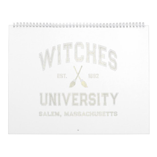 Calendário Universidade das Bruxas Salem Massachusetts Wicca (Capa)