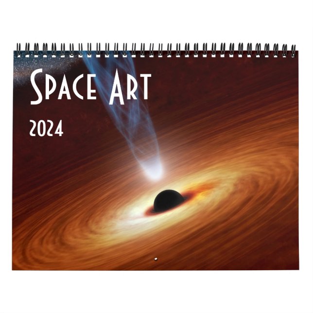 Calendário Universo da Astronomia Espacial de 2024 (Capa)