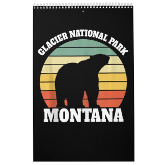 Calendário Urso Polar do Parque Nacional Glaciar