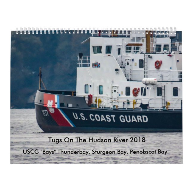 Calendário USCG "late" no Rio Hudson 2018 (Capa)