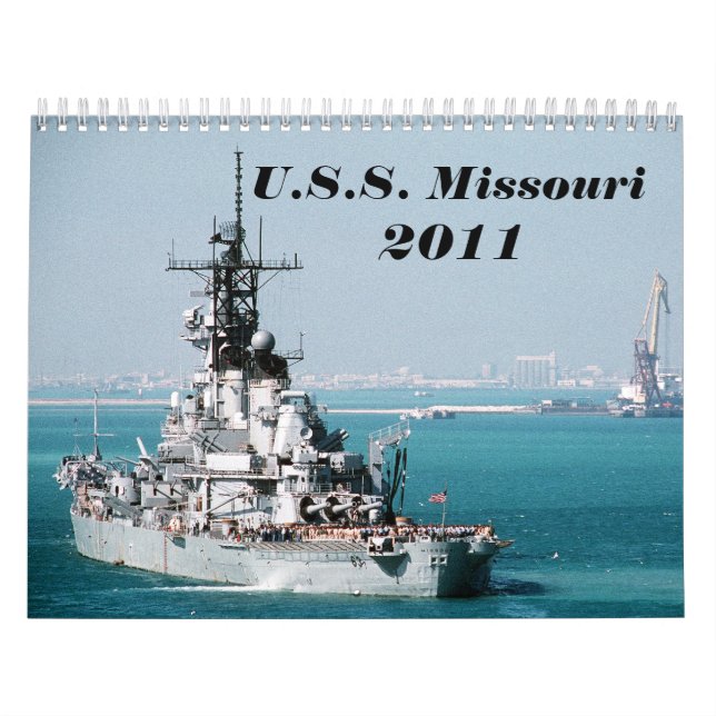 Calendário USS Missouri (Capa)