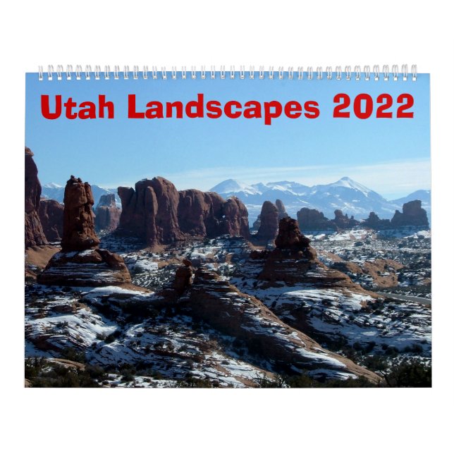 Calendário Utah Landscapes Calendar 2022 (Capa)