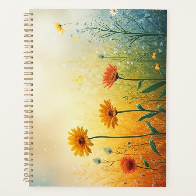 Calendário útil com planejadores diários (Frente)