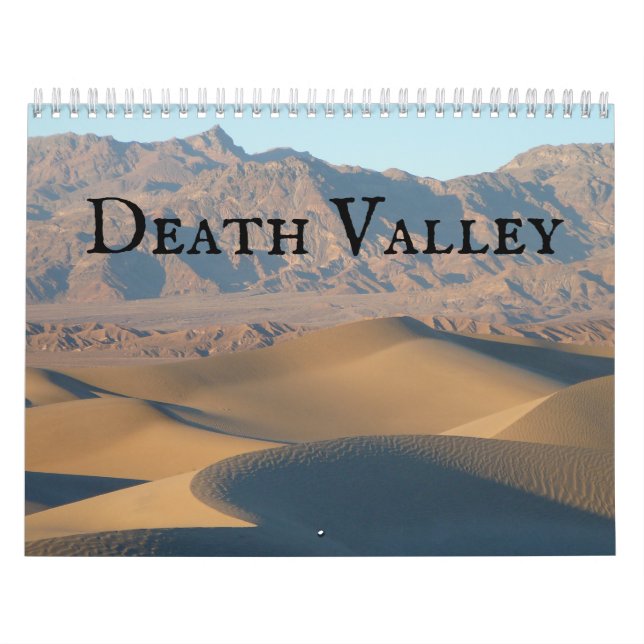 Calendário Vale da Morte (Capa)