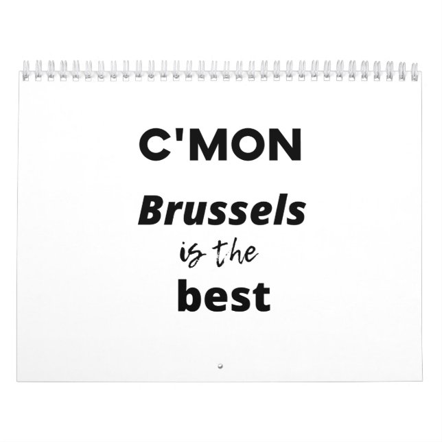 Calendário Vamos Bruxelas é o melhor (Capa)
